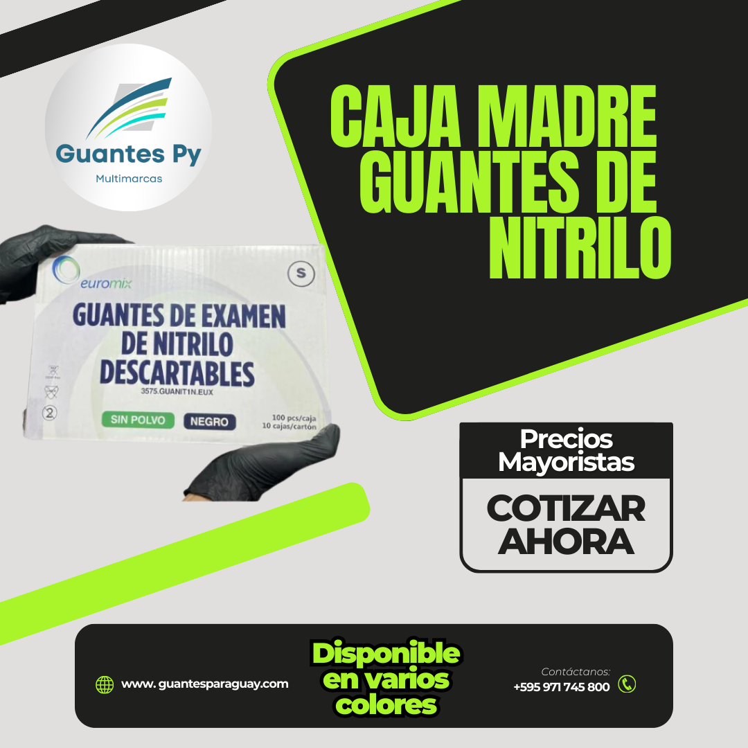 Caja madre de Guantes de Nitrilo