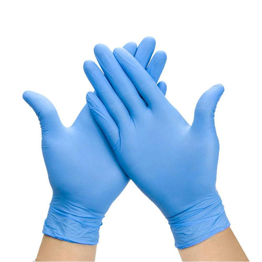 Guantes de Nitrilo Azul x 100 unidades